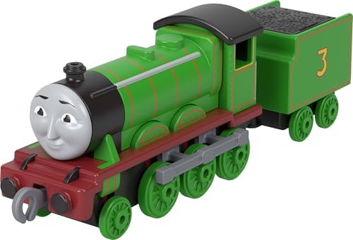 Thomas & Friends by Fisher-Price Train, Large Push-Along Die-Cast Henry…