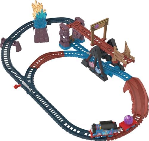 Thomas & Friends Motorized Toy Train Set Crystal Caves Adventure with Thomas,…