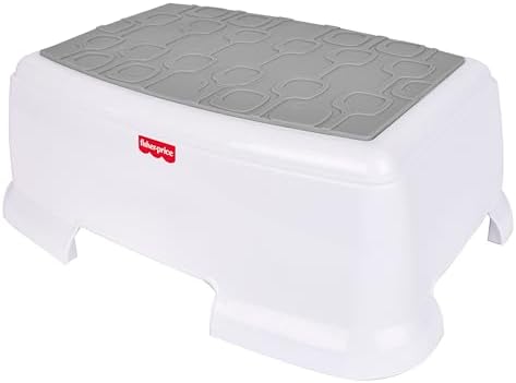 Fisher-Price™ Toddler Step Stool – Non-Slip Textured Top, Wide Stable Base,…
