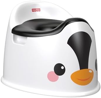 Fisher-Price™ Toddler Toilet Penguin Potty Training Seat, Portable Chair with…